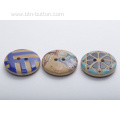 Customizable pattern wooden buttons